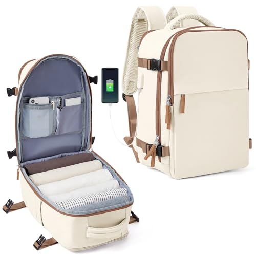 SZLX Ryanair Handgepäck 40x20x25 Rucksack Handgepäck Flugzeug Easyjet handgepäck 45x36x20 Rucksack Wasserdicht Laptop Business Herren Großer Reiserucksack Damen Schulrucksack von SZLX