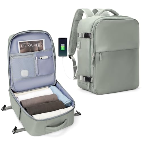 SZLX Ryanair Handgepäck 40x20x25 Rucksack Handgepäck Flugzeug Easyjet handgepäck 45x36x20 Rucksack Wasserdicht Laptop Business Herren Großer Reiserucksack Damen Schulrucksack von SZLX