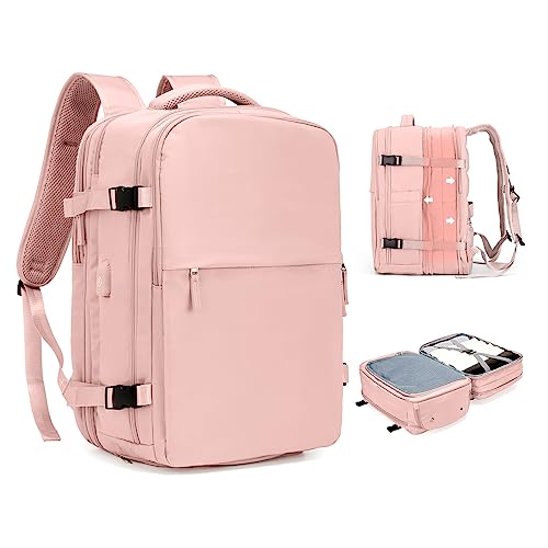 SZLX Kabinenbeutel für EasyJet 45x36x20 Travel Rucksack Frau Ryanair mit USB Port Flugzeug Rucksack Handgepäck Rucksack für Laptop Man Daypack Casual Ordner. von SZLX