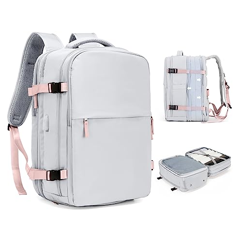 SZLX Kabinenbeutel für EasyJet 45x36x20 Travel Rucksack Frau Ryanair mit USB Port Flugzeug Rucksack Handgepäck Rucksack für Laptop Man Daypack Casual Ordner. von SZLX