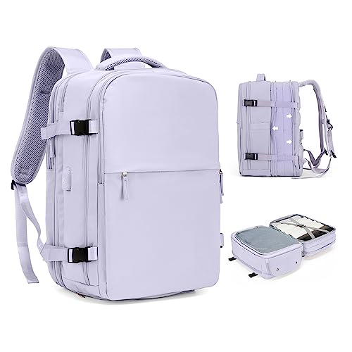 SZLX Ryanair Handgepäck 40x20x25 Rucksack handgepäck Flugzeug Easyjet Handgepäck 45x36x20 Rucksack Wasserdicht Laptop Business Herren Großer Reiserucksack Damen Travel Backpack mit Schuhfach von SZLX