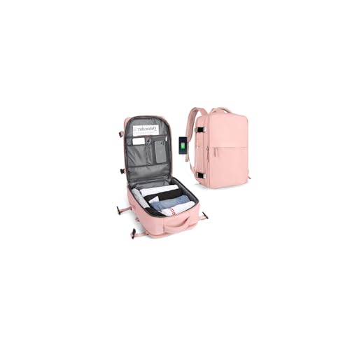 SZLX Kabinenbeutel für EasyJet 45x36x20 Travel Rucksack Frau Ryanair mit USB Port Flugzeug Rucksack Handgepäck Rucksack für Laptop Man Daypack Casual Ordner. von SZLX