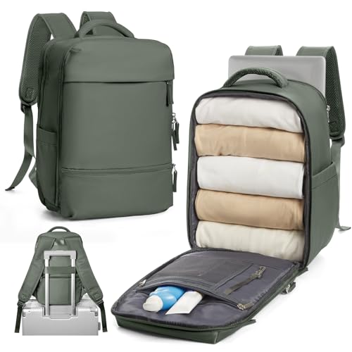 SZLX Handgepäck Rucksack 40x20x25 für Ryanair Klein Reiserucksack für Flugzeug Unter Sitzplatz Tasche Laptop Rucksack 14 Zoll mit Schuhfach für Herren Damen Schulrucksack Jungen Teenager,Schwarz von SZLX