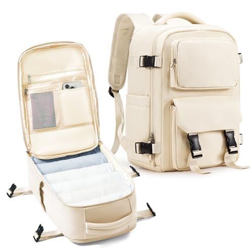 SZLX Ryanair Handgepäck 40x20x25 Rucksack Damen Reiserucksack Handgepäck Flugzeug 45x36x20 Easyjet Cabin Bag Rucksack Wasserdicht Laptop Business Herren Kabinen Rucksack College Travel Backpack von SZLX