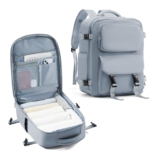 SZLX Ryanair Handgepäck 40x20x25 Rucksack Damen Reiserucksack Handgepäck Flugzeug 45x36x20 Easyjet Cabin Bag Rucksack Wasserdicht Laptop Business Herren Kabinen Rucksack College Travel Backpack von SZLX