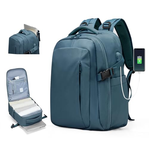 SZLX Ryanair Handgepäck 40x20x25 Rucksack Laptop Wasserdicht Herren Reiserucksack Handgepäck Flugzeug Easyjet 45x36x20 Damen Schulmädchen Casual Travel Daypack mit Laptopfach von SZLX