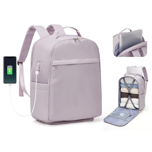 SZLX Ryanair Handgepäck 40x20x25 Rucksack Laptop Wasserdicht Herren Reiserucksack Handgepäck Flugzeug Easyjet 45x36x20 Damen Schulmädchen Casual Travel Daypack mit Laptopfach von SZLX