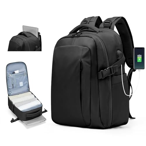 SZLX Ryanair Handgepäck 40x20x25 Rucksack Laptop Wasserdicht Herren Reiserucksack Handgepäck Flugzeug Easyjet 45x36x20 Damen Schulmädchen Casual Travel Daypack mit Laptopfach von SZLX