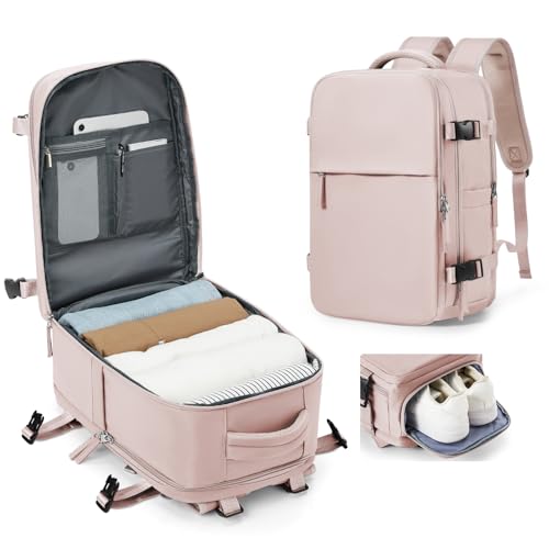 SZLX Handgepäck 40x20x25 für Ryanair Handgepäck Rucksack Easyjet für Flugzeug Reiserucksack Unter Sitz Handgepäck Tasche für Weekender Kurze Tirp 14-Zoll-Laptop Rucksack für Herren und Damen von SZLX