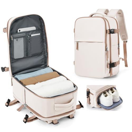 SZLX Handgepäck 40x20x25 für Ryanair Handgepäck Rucksack Easyjet für Flugzeug Reiserucksack Unter Sitz Handgepäck Tasche für Weekender Kurze Tirp 14-Zoll-Laptop Rucksack für Herren und Damen von SZLX