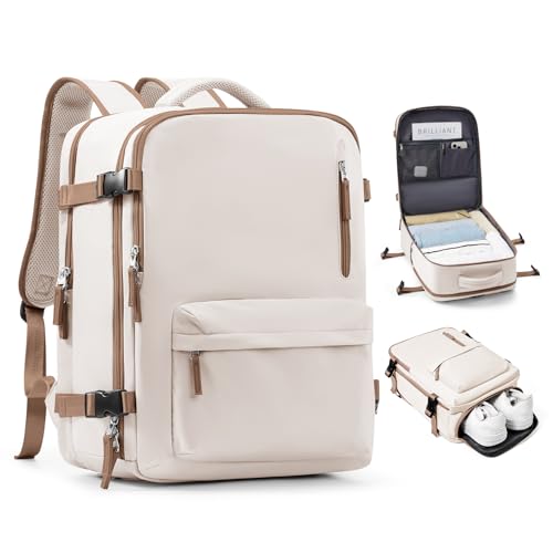 SZLX Ryanair Handgepäck 45x36x20 Rucksack für Flugzeug Untersitz Kabinentasche Damen Reiserucksack Handgepäck Flugzeug Rucksack Wasserdicht Business Herren Travel Backpack Für 15.6-Zoll-Laptops von SZLX