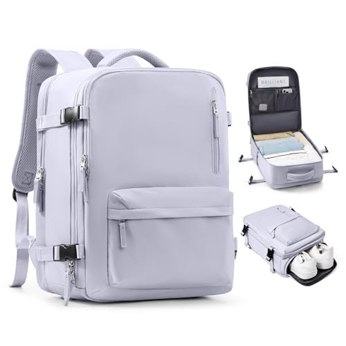 SZLX Ryanair Handgepäck 45x36x20 Rucksack für Flugzeug Untersitz Kabinentasche Damen Reiserucksack Handgepäck Flugzeug Rucksack Wasserdicht Business Herren Travel Backpack Für 15.6-Zoll-Laptops von SZLX