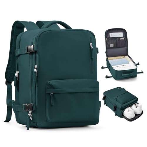 SZLX Ryanair Handgepäck 45x36x20 Rucksack für Flugzeug Untersitz Kabinentasche Damen Reiserucksack Handgepäck Flugzeug Rucksack Wasserdicht Business Herren Travel Backpack Für 15.6-Zoll-Laptops von SZLX
