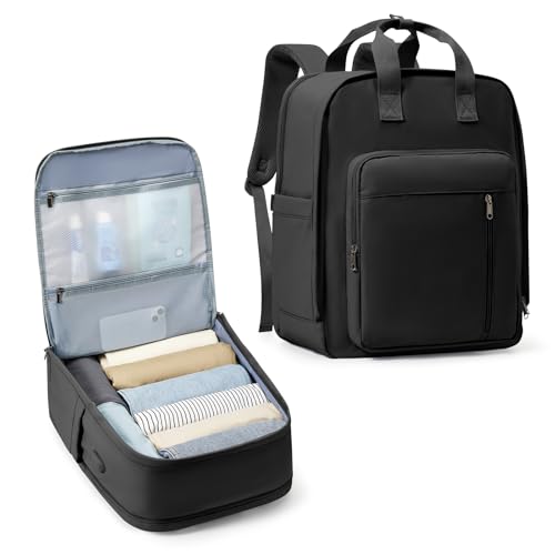 SZLX Rucksack Ryanair Handgepäck Kabinentasche 45x36x20 Easyjet Reiserucksack Flugzeug Carry-ons Wasserdichter Rucksack Damen Klein 20L Für 14-Zoll-Laptops von SZLX