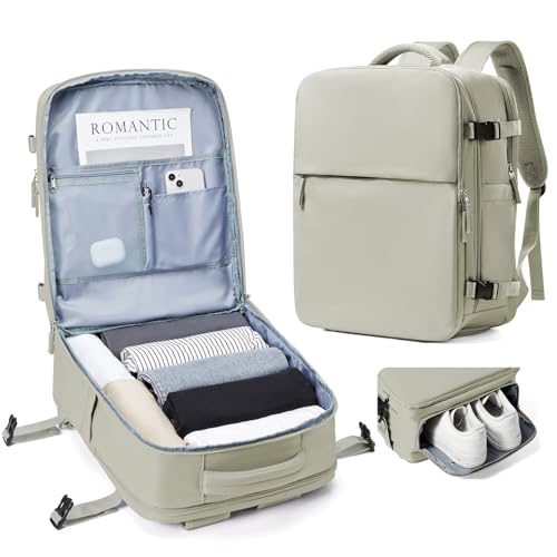 SZLX Handgepäck für Ryanair Handgepäck Rucksack Easyjet 45x36x20 für Flugzeug Reiserucksack Unter Sitz Handgepäck Tasche für Weekender Kurze Tirp 14-Zoll-Laptop Rucksack für Herren und Damen von SZLX