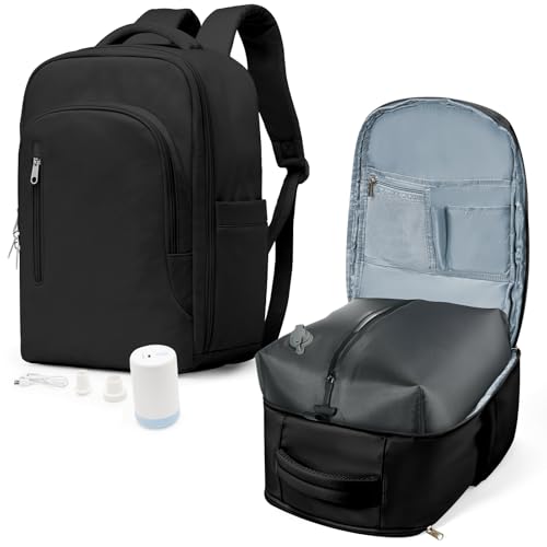 SZLX Vakuum Rucksack Handgepäck Damen, Airbag Rucksack Vakuum mit Vakuumsystem für Reisen, Ryanair Vacuum Reiserucksack mit Pumpe Wasserdicht Herren Vakuumkoffer von SZLX