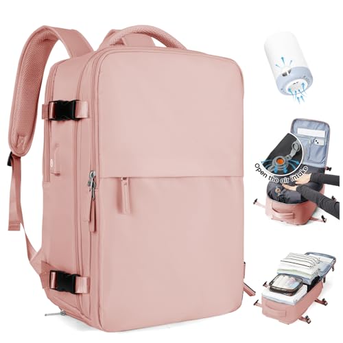 SZLX Vakuum Rucksack Handgepäck Damen, Airbag Rucksack Vakuum mit Vakuumsystem für Reisen, Ryanair Vacuum Reiserucksack mit Pumpe Wasserdicht Herren Vakuumkoffer SZLX Vakuum Rucksack Handgepäck Damen, Airbag Rucksack Vakuum mit Vakuumsystem für Reisen, Ryanair Vacuum Reiserucksack mit Pumpe Wasserdicht Herren Vakuumkoffer von SZLX