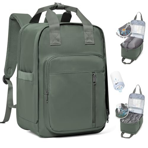 SZLX Vakuum Rucksack Handgepäck Damen, Airbag Rucksack Vakuum mit Vakuumsystem für Reisen, Ryanair Vacuum Reiserucksack mit Pumpe Wasserdicht Herren Vakuumkoffer von SZLX