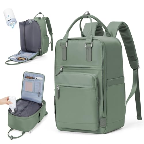 SZLX Vakuum Rucksack Handgepäck Damen, Airbag Rucksack Vakuum mit Vakuumsystem für Reisen, Ryanair Vacuum Reiserucksack mit Pumpe Wasserdicht Herren Vakuumkoffer von SZLX