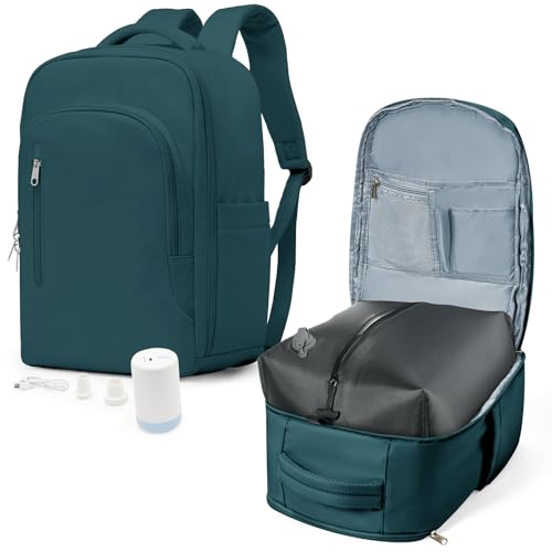 SZLX Vakuum Rucksack Handgepäck Damen, Airbag Rucksack Vakuum mit Vakuumsystem für Reisen, Ryanair Vacuum Reiserucksack mit Pumpe Wasserdicht Herren Vakuumkoffer von SZLX