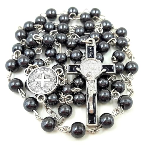 SZQCZB Rosenkranz-Perlen, katholische Wand-Kreuz-Halskette, 15, Normal, Stil 15 SZQCZB Rosenkranz-Perlen, katholische Wand-Kreuz-Halskette, 15, Normal, Stil 15 von SZQCZB
