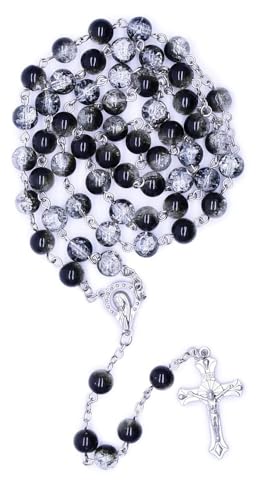 SZQCZB Rosenkranz-Perlen, katholische Wand-Kreuz-Halskette, 20, Normal, Stil 20 SZQCZB Rosenkranz-Perlen, katholische Wand-Kreuz-Halskette, 20, Normal, Stil 20 von SZQCZB