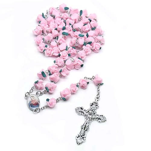 SZQCZB Rosenkranz-Perlen, katholische Wand-Kreuz-Halskette, Normal, Stil 1 SZQCZB Rosenkranz-Perlen, katholische Wand-Kreuz-Halskette, Normal, Stil 1 von SZQCZB