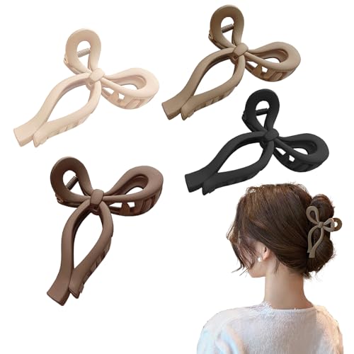 SZSMW 4 Haarspange Groß - Haarklammer Damen - Haarklammern Groß - Geeignet FüR Verschiedene AnläSse,Geeignet FüR Frauen Jeden Alters und LäSst Sich Problemlos Mit Verschiedenen Frisuren Kombinieren von SZSMW