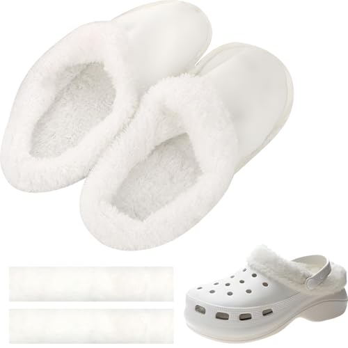 SZSMW Schuhe Warm Liner Clogs - PlüSchloch-Schuheinlagen - Clogs GefüTtert Damen - Geeignet FüR Sandalen und Hausschuhe, Unverzichtbares WinterschuhzubehöR Zum Wandern, Jagen, Angeln, Camping Usw von SZSMW