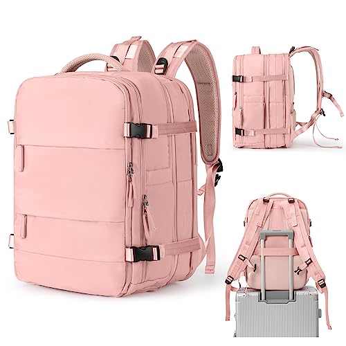 SZSYCN Groß Handgepäck Rucksack 40x20x25 Ryanair Reiserucksack Damen Handgepäck flugzeug Easyjet Handgepäck 45x36x20 Rucksack Damen mit Laptopfach Wasserdichter Tagesrucksack mit Schuhfach von SZSYCN