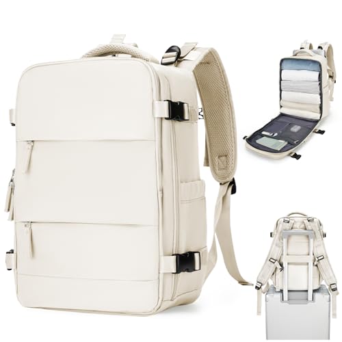 SZSYCN Groß Handgepäck Rucksack 40x20x25 Ryanair Reiserucksack Damen Handgepäck flugzeug Easyjet Handgepäck 45x36x20 Rucksack Damen mit Laptopfach Wasserdichter Tagesrucksack mit Schuhfach von SZSYCN