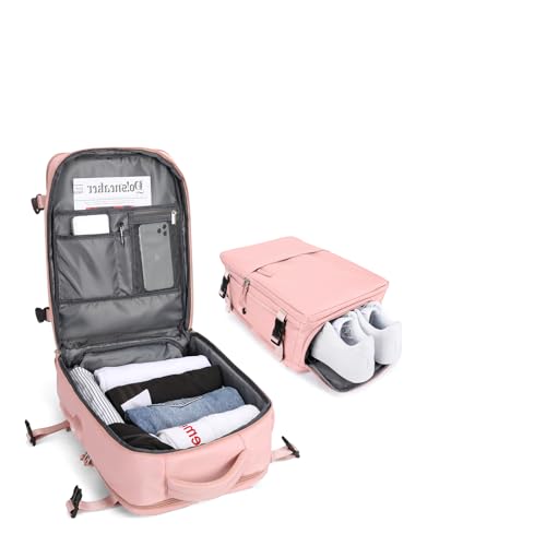 Handgepäck für Ryanair 40×20×25 Underseat-Handgepäck, Wanderrucksack für Damen Reiserucksack Tasche, Casual Dayback 14 Zoll Laptopfach für die Schule von SZSYCN