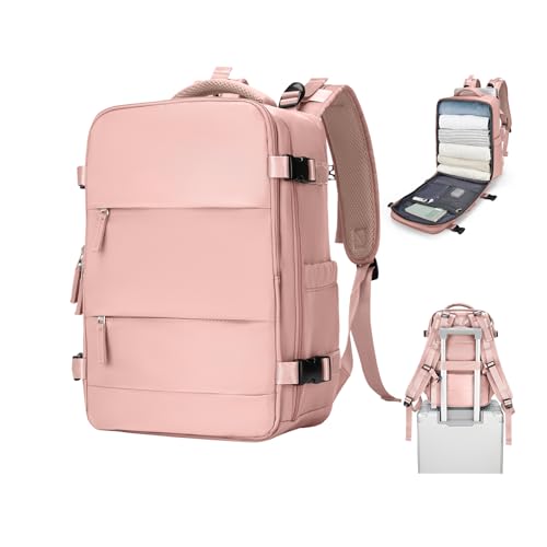 SZSYCN Groß Handgepäck Rucksack 40x20x25 Ryanair Reiserucksack Damen Handgepäck flugzeug Easyjet Handgepäck 45x36x20 Rucksack Damen mit Laptopfach Wasserdichter Tagesrucksack mit Schuhfach von SZSYCN