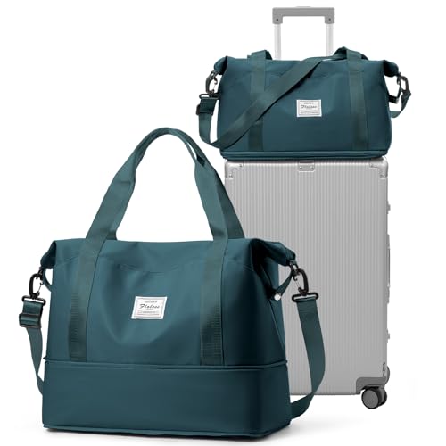 Reisetasche Damen Sporttasche 40X20X25 für RyanairHandgepäck Tasche Weekender Bag Schwimmtasche Wasserdicht Travel Bag Duffle Bag Fitnesstasche Frauen Kliniktasche für Reise Gym Flugzeug von SZSYCN