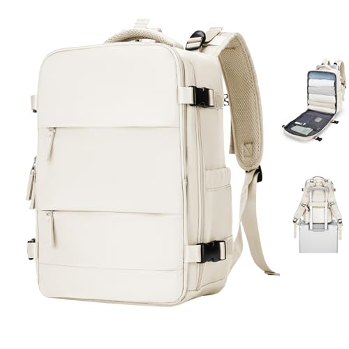 SZSYCN Groß Handgepäck Rucksack 40x20x25 Ryanair Reiserucksack Damen Handgepäck flugzeug Easyjet Handgepäck 45x36x20 Rucksack Damen mit Laptopfach Wasserdichter Tagesrucksack mit Schuhfach von SZSYCN