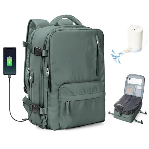 SZSYCN Vakuum Rucksack Handgepäck 40×30×20 Rucksack 40x20x25 für Ryanair Wizzair Reiserucksack Damen Vakuum Handgepäck Flugzeug Easyjet 45×36×20 Wasserdicht Laptop Rucksack Herren von SZSYCN