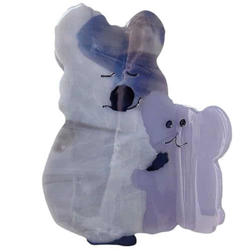 SZYDD Koala Haarspange Haarschmuck Cartoon Form Haarklammer Lustige Klaue Clip Banane Haarspange Rutschfeste Mädchen Haarspange Pferdeschwanz Clip für Frauen und Kinder Essigsäure von SZYDD