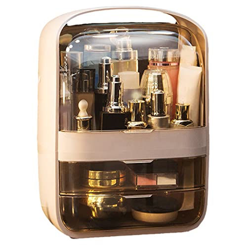SZYDD Make-up-Aufbewahrungsbox aus Kunststoff, für den Schreibtisch, exquisite Kosmetik-Aufbewahrungsbox, geeignet für Mädchen, Damen, Studenten, Zuhause SZYDD Make-up-Aufbewahrungsbox aus Kunststoff, für den Schreibtisch, exquisite Kosmetik-Aufbewahrungsbox, geeignet für Mädchen, Damen, Studenten, Zuhause von SZYDD