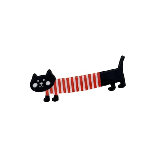 SZYDD Niedliche gepunktete gestreifte Katzenserie Entenschnabel-Clip Haarschmuck Cartoon Druck Haarspange geeignet für Frauen und Mädchen Acryl von SZYDD