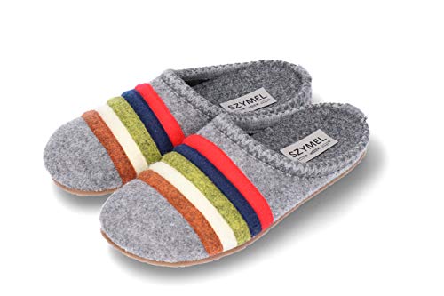SZYMEL Damen Filz Hausschuhe | handgemacht in EU | Qualität Komfort Design | viele Farben von SZYMEL