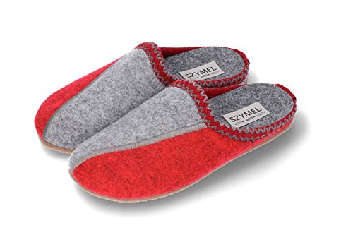 SZYMEL Damen filz Hausschuhe | handgemacht in EU | Qualität Komfort Design | viele Farben von SZYMEL