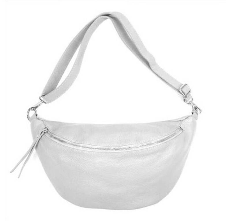 Sa-Lucca Bauchtasche Bodybag Cross Bag Damen Bauchtasche echt Leder made in Italy von Sa-Lucca