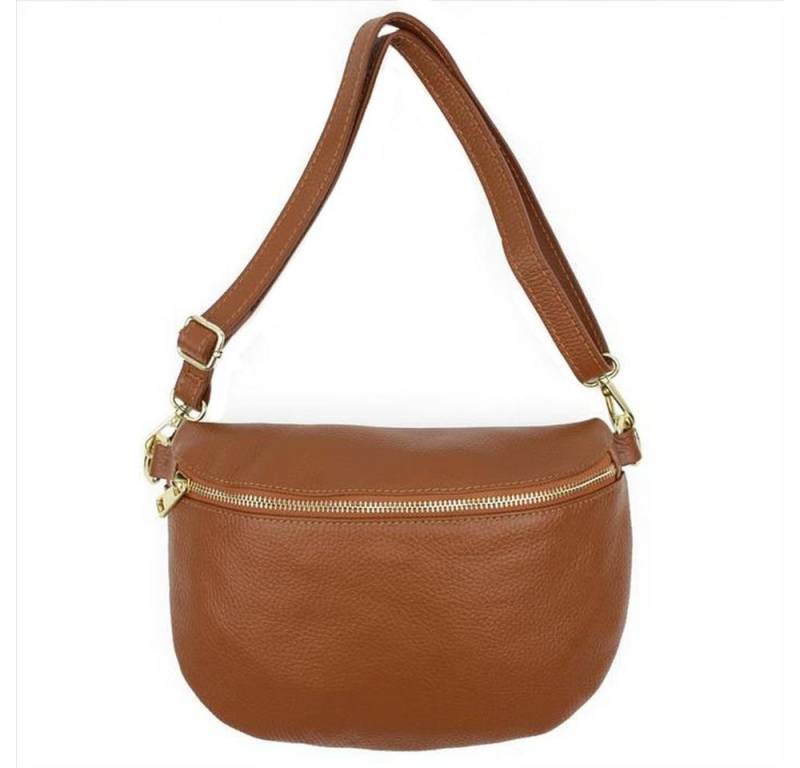 Sa-Lucca Bauchtasche Damen Bauchtasche Umhängetasche Cross Body Bag echt Leder, echt Leder, Made in Italy von Sa-Lucca