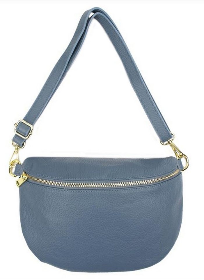 Sa-Lucca Bauchtasche Damen Bauchtasche Umhängetasche Cross Body Bag echt Leder, echt Leder, Made in Italy von Sa-Lucca