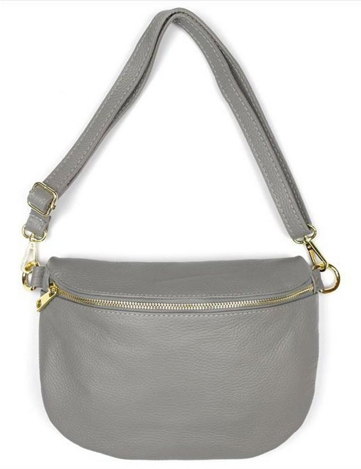 Sa-Lucca Bauchtasche Damen Bauchtasche Umhängetasche Cross Body Bag echt Leder, echt Leder, Made in Italy von Sa-Lucca