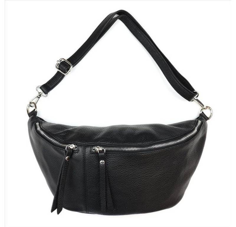 Sa-Lucca Bauchtasche XXL Bodybag Bauchtasche Crossbag Echt Leder Made in Italy, echt Leder, made in Italy von Sa-Lucca