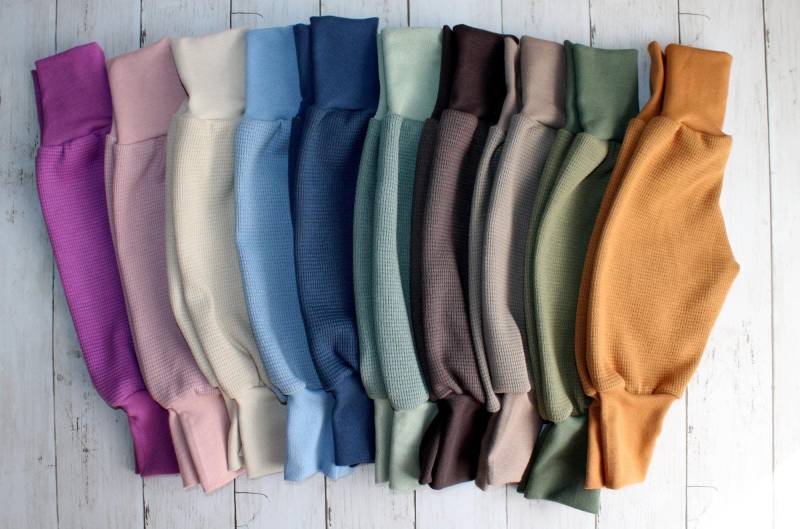 Pumphose Waffeljersey Kinder Babyhose Waffeljerseyhose Herbst Trendy Größe 62 - 122 Farbe Wählbar Neu Bestseller von SaSueShop