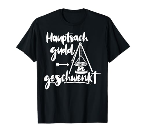 Saarländer Schwenker Männer Grillen Saarländisch Saarland T-Shirt von Saarland Schwenkgrill Schwenken Saarlaender Grill