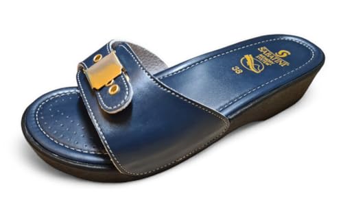 SABATINI CALZATURE Hohe Damensandalen in Lederoptik, handgefertigt, italienische Handwerkskunst, Blau, Schwarz, Rot, Beige, Memory-Schaum, gepolsterte Unterstützung, rot, 39.5 EU SABATINI CALZATURE Hohe Damensandalen in Lederoptik, handgefertigt, italienische Handwerkskunst, Blau, Schwarz, Rot, Beige, Memory-Schaum, gepolsterte Unterstützung, rot, 39.5 EU von Sabatini Calzature