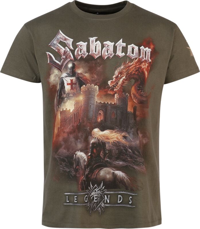 Sabaton Castle T-Shirt khaki in 3XL von Sabaton